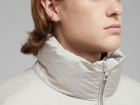 Утепленная куртка с воротником-стойкой