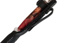 Нож Финка, сталь 95х18, рукоять кап клена/акрил