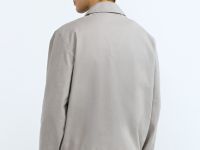 Куртка с отложным воротником, Бежевый