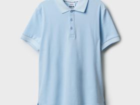 Сорочка трикотажная с воротником поло для мальчиков