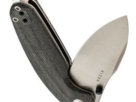 Складной нож Kizer Meteora, сталь Nitro-V, рукоять микарта, черный