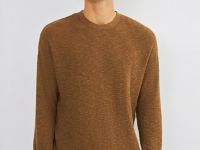 Джемпер из фактурной пряжи, Серый