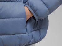 Стеганый пуховик с натуральным пухом