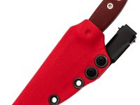 Нож Barmaley Knives Буратино, сталь AUS-10Co, рукоять Микарта, красный