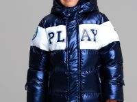 Пальто текстильное с полиуретановым покрытием для мальчиков