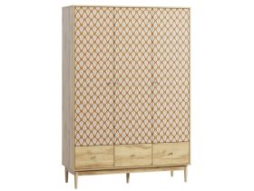 Распашной шкаф Тайрон 3-140x200 Розетта