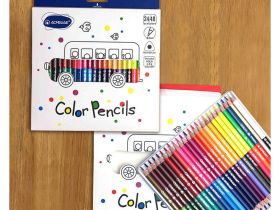 Набор карандашей цветных двусторонних трехгранных Acmeliae 24 шт/48 цв, в картонном футляре