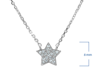 Колье из белого золота с бриллиантами э0901кл04153400