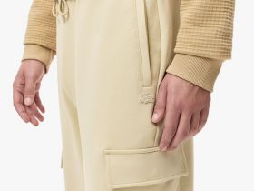 Мужские хлопковые спортивные брюки Lacoste стандартного кроя