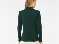 Женская приталенная рубашка-поло Lacoste Slim Fit из эластичного хлопка