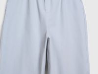 Хлопковые брюки Balloon с эластичным поясом, Серый