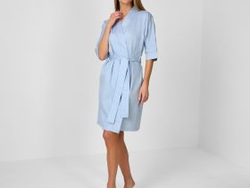 Халат Sateen, голубой