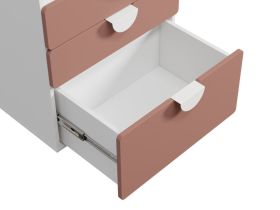 Стеллаж детский Милна 3-60x190 Розовый