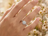 Кольцо из серебра э0612кц12195520