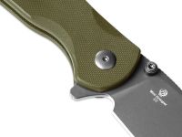 Складной нож Kizer Mini Grouper, сталь D2, рукоять G10, зеленый