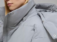 Куртка oversize силуэта с капюшоном