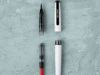 Ручка-кисть Малевичъ с конвертером, белая