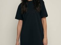 Платье-футболка из трикотажного интерлока