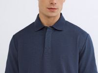 Поло из пике, Синий