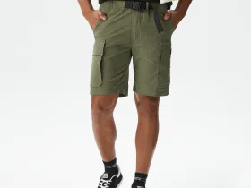 Мужские шорты Lacoste из смеси хлопка и льна