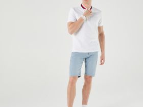 Мужское поло Lacoste стандартного кроя