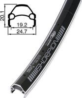 Обод Rodi Skorpion 27,5" (черный 36 стенка двойная, одинарный пистон 27.5" (584))