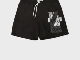 Шорты текстильные плавательные для мальчиков, средней длины