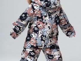 Комбинезон детский текстильный с полиуретановым покрытием для девочек