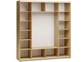 Шкаф-купе Байкал 4-220x240 Дуб Золотистый 2 зеркала