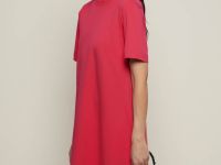 Платье А-силуэта из трикотажного интерлока