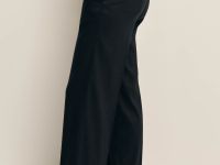 Брюки прямого кроя с добавлением льна