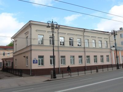 Здание областного отдела «Союз-печать», где с января 1918 г. находились бюро и клуб Томского комитета РСДРП