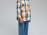 Рубашка из хлопковой фланели в клетку