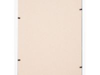 Рамка пластиковая OfficeSpace 21*30 см, № 9, белый/золото