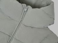 Длинный пуховик с капюшоном