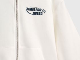 Толстовка на молнии с принтом для мальчиков, Бежевый