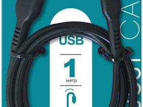 Кабель GAL USB / microUSB 1 м Чёрный