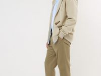 Джоггеры из твила, Бежевый