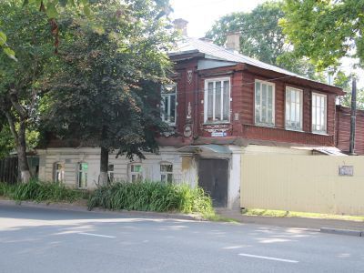 Дом, в котором родился и жил известный ученый, изобретатель В.И. Баженов