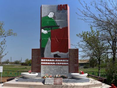 Братская могила советских воинов, погибших в период Сталинградской битвы