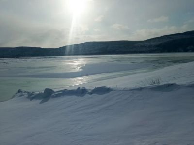 На автозимнике «Умнас» в Олекминском районе обустроили объезд наледи