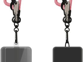 Шнурок Krutoff Нейлон для телефона и ключей 0,3 м Розовый