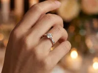 Классическое кольцо из серебра э0612кц05220202_white