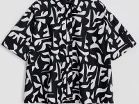 Рубашка с коротким рукавом из хлопка