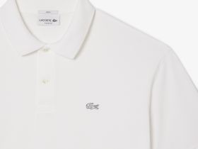 Мужская рубашка-поло Lacoste свободного кроя из плотного хлопка