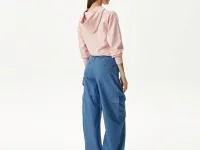 Женские прямые джинсовые брюки Lacoste Loose Fit