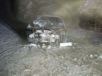 На федеральной трассе «Колыма» в Якутии произошло ДТП с участием двух автомобилей