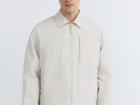 Куртка-рубашка на молнии, Бежевый