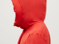 Утепленное пальто с поясом