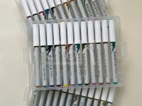 Набор маркеров акриловые Languo, 36 цветов, пластиковый бокс